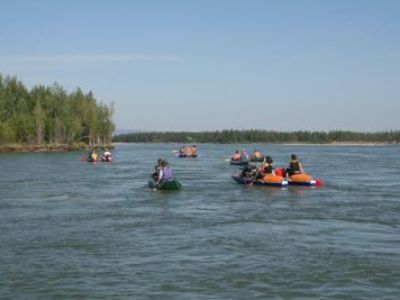 Сплав до островов урочища Соболох