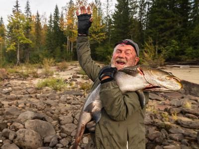 Завершили сезон рыбалкой на трофейного тайменя в реках Станового хребта! Завершили сезон рыбалкой на трофейного тайменя в реках Станового хребта!