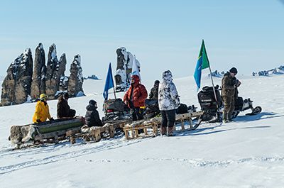Снегоходная экспедиция к Каменным Людям Сундуруна. Отзыв Евгении Печеркиной (Красноярск)