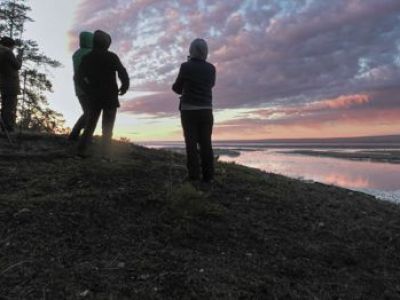 Прибытие, водопад и выбор приключений