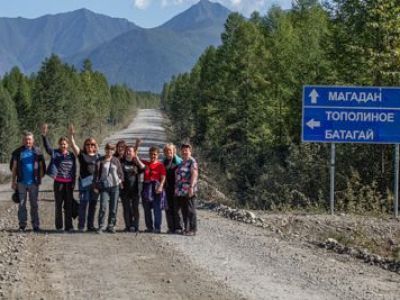 Переезд до хребта Сунтар Хаята
