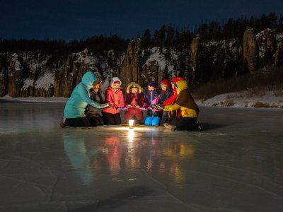 Река Синяя. Синские столбы