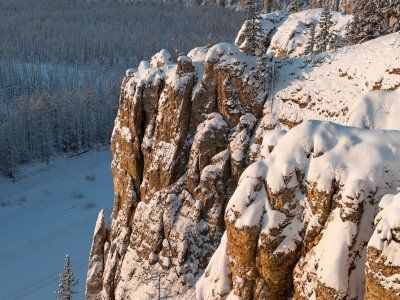 Река Синяя. Синские столбы