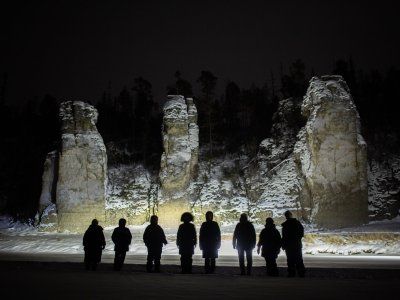 Река Синяя. Синские столбы