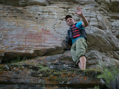 Наскальные рисунки реки Амга