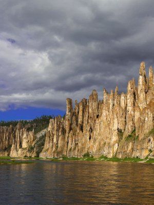 "Золотые Скалы реки Синяя". Синские, Ленские Столбы