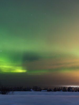Охота за Северным Сиянием рядом с Якутском