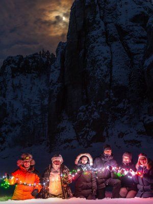 Встреча Нового Года на реке Синяя