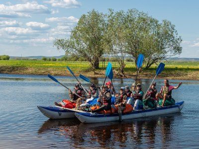 О надувных катамаранах, используемых в водных турах "инЯкутия"