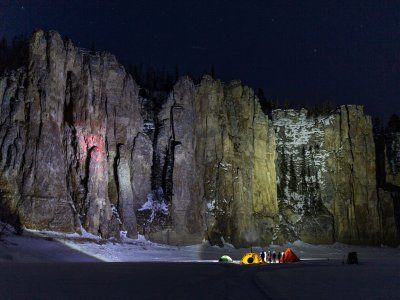 Река Синяя. Синские столбы