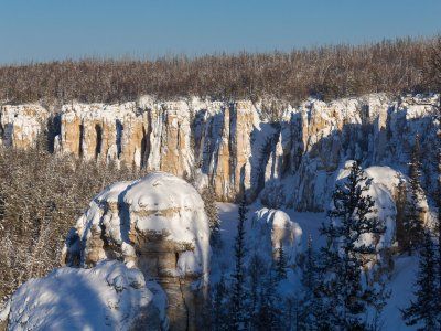 Река Синяя. Синские столбы
