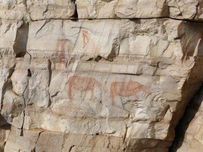 Наскальные рисунки Средней Лены