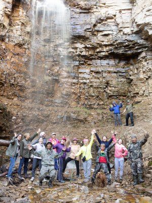 Водопады и ледяные пещеры скал Еланка Куччугуй Кэтэмэ - скалы Еланки - п. Еланка
