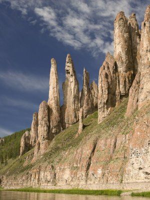 "Золотые Скалы реки Синяя". Синские, Ленские Столбы