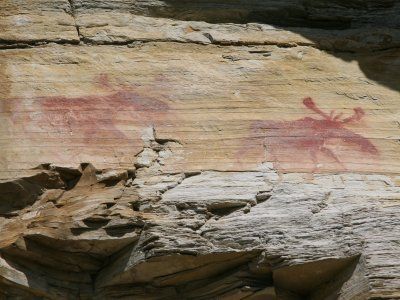 Наскальные рисунки реки Амга