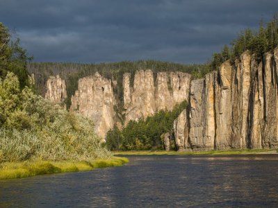 Река Синяя. Синские столбы