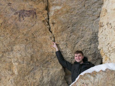 Наскальные рисунки Средней Лены