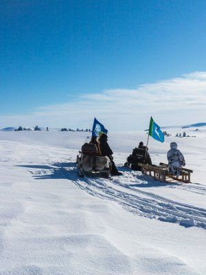 Арктическая снегоходная экспедиция «К Каменным Людям Сундуруна через кряж Суор Уйата»