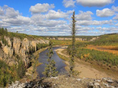 Река Синяя. Синские столбы