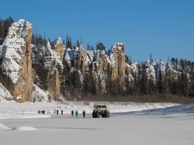 Река Синяя. Синские столбы