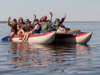 О надувных катамаранах, используемых в водных турах "инЯкутия"