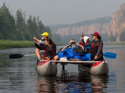 Сплав по реке Синяя. Июль 2020 г.