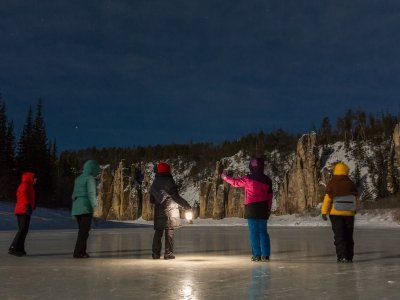 Река Синяя. Синские столбы