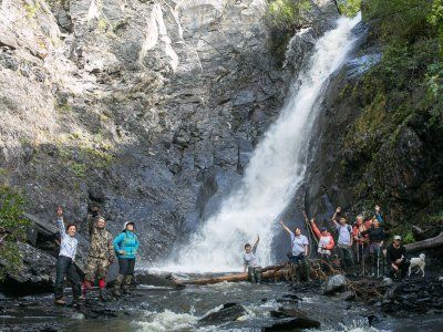 Водопад реки Некюння