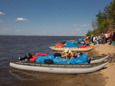 О надувных катамаранах, используемых в водных турах "инЯкутия"