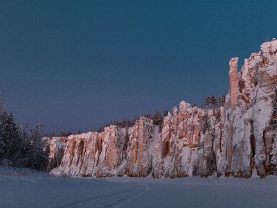 Река Синяя. Синские столбы