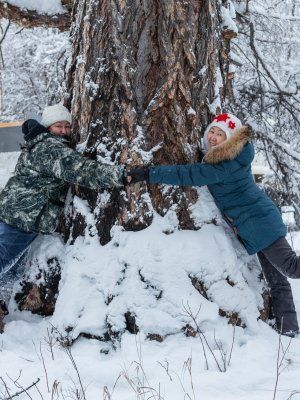Зима на реке Синяя. Синские Столбы