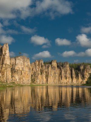 "Золотые Скалы реки Синяя". Синские, Ленские Столбы