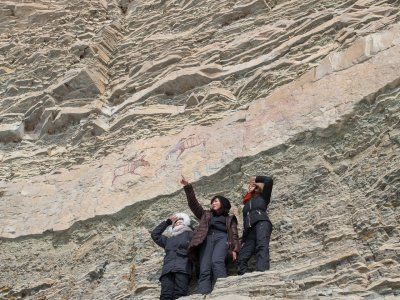 Наскальные рисунки Средней Лены