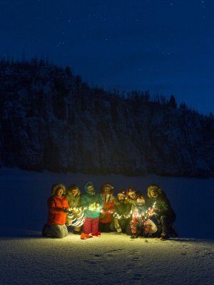 Встреча Нового Года на реке Синяя