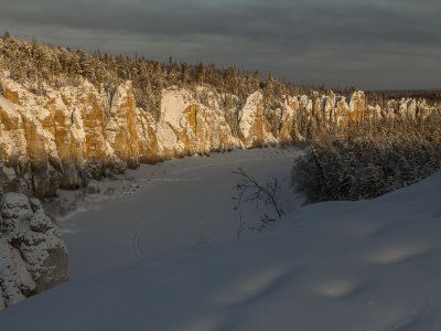 Река Синяя. Синские столбы
