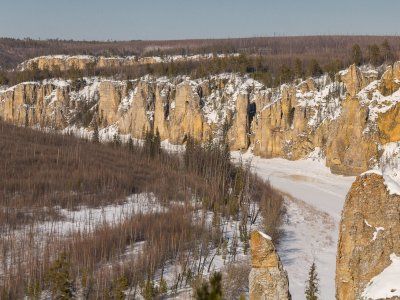 Река Синяя. Синские столбы