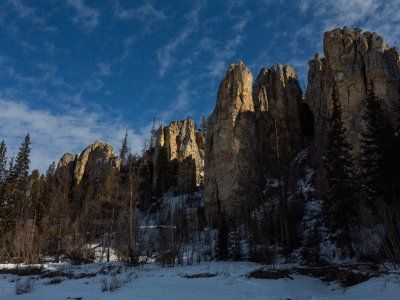 Река Синяя. Синские столбы