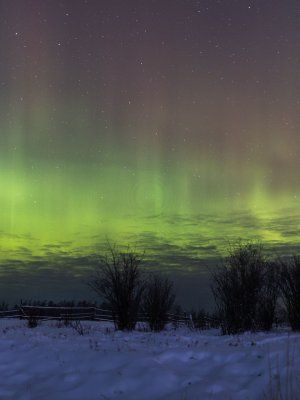 Охота за Северным Сиянием рядом с Якутском