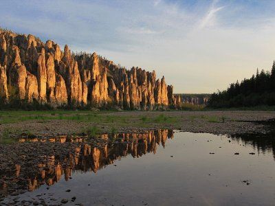 Река Синяя. Синские столбы