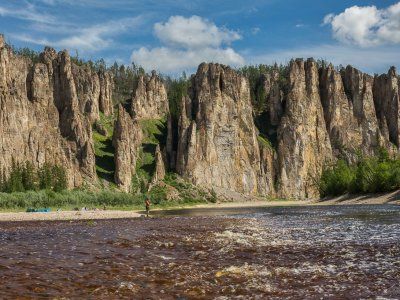 Река Синяя. Синские столбы