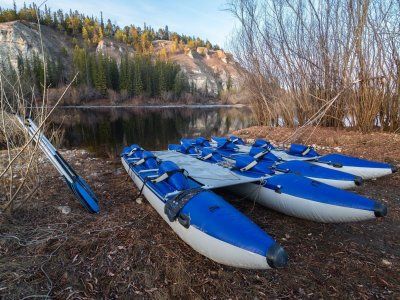 О надувных катамаранах, используемых в водных турах "инЯкутия"