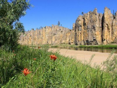 Река Синяя. Синские столбы