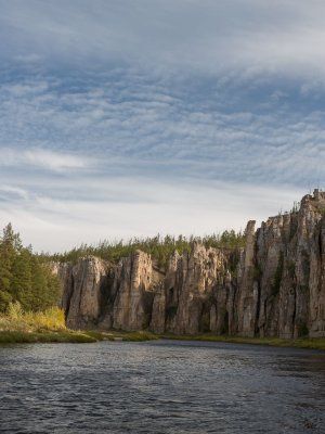 "Золотые Скалы реки Синяя". Синские, Ленские Столбы