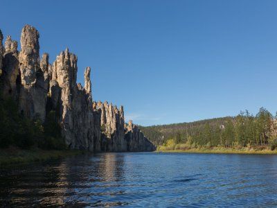 Река Синяя. Синские столбы