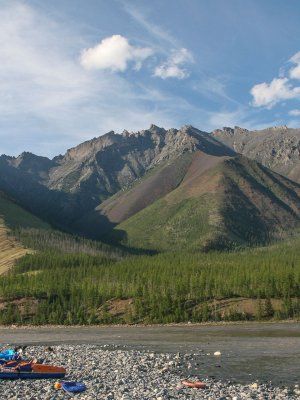 Река Индигирка. Через Ущелье Восторга и Восхищения! Маршрут: п.Усть-Нера - с.Хонуу