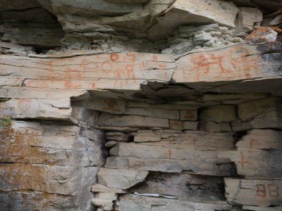 Наскальные рисунки реки Амга