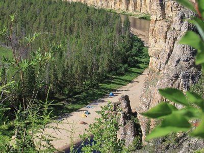 Река Синяя. Синские столбы