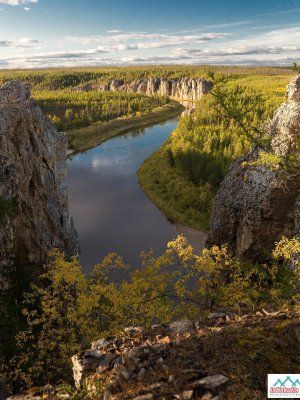 "Золотые Скалы реки Синяя". Синские, Ленские Столбы