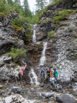 «В горах Семи Хребтов. Водопады хребта Сэттэ Дабан»