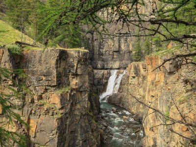 Водопады речки Сунтар